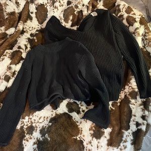 bundle of two black sweaters